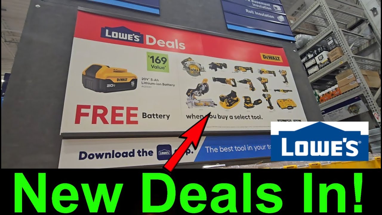New Deals IN!  + Clearance @ Lowes