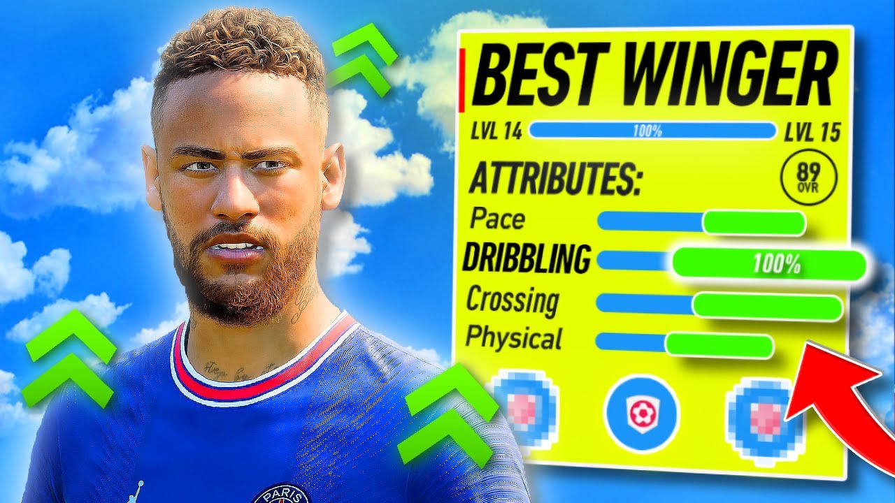 FIFA 22 PRO CLUBS - SKILLFUL WINGER BUILD... CREATING NEYMAR ON FIFA 22 PRO CLUBS