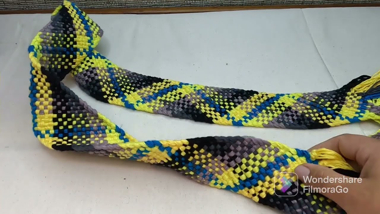 Fajón 2 en telar cumihino #crochet #tutorial #fajon
