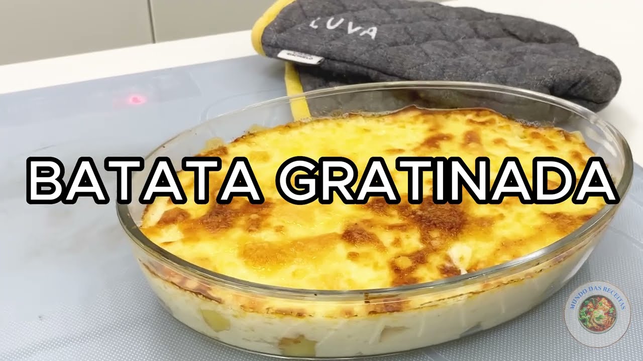 Batata Gratinada com molho Branco especial