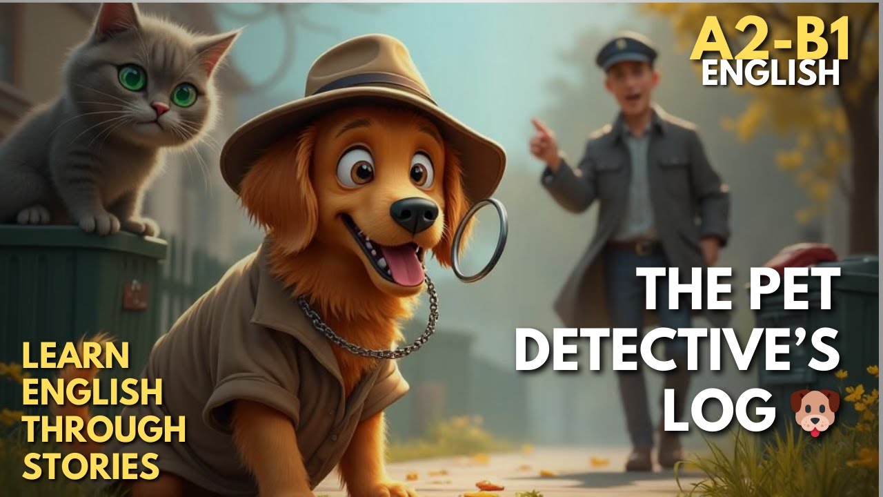 Learn English Through Story | The Pet Detective&rsquo;s Log 🐶 | A2&ndash;B1 Listening Practice