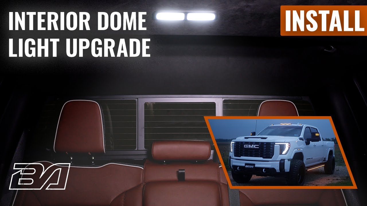 Установка заднего салонного плафона освещения Boost Auto | Silverado и Sierra 1500 2019 года выпу...