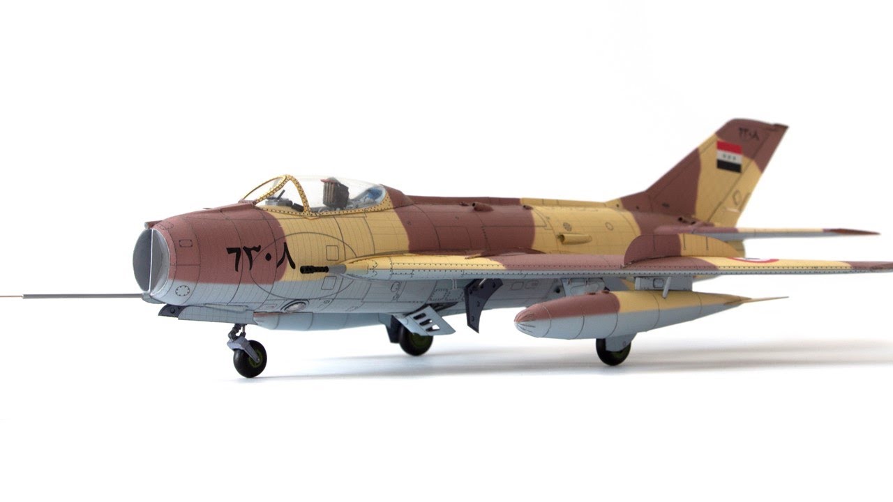 MiG-19S FARMER. Paper model in 1:33 scale. Made from YG model №62а magazine