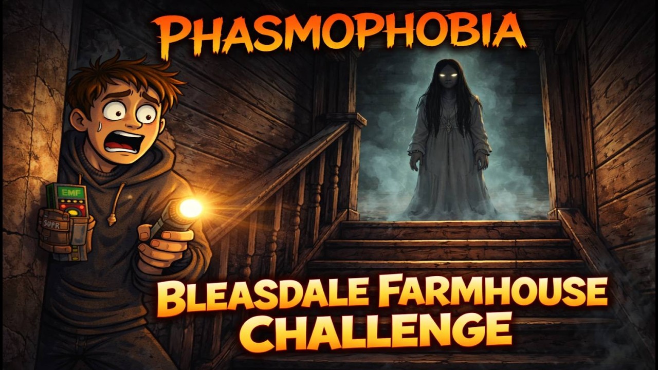 Bleasdale Farmhouse Challenge on Phasmophobia!