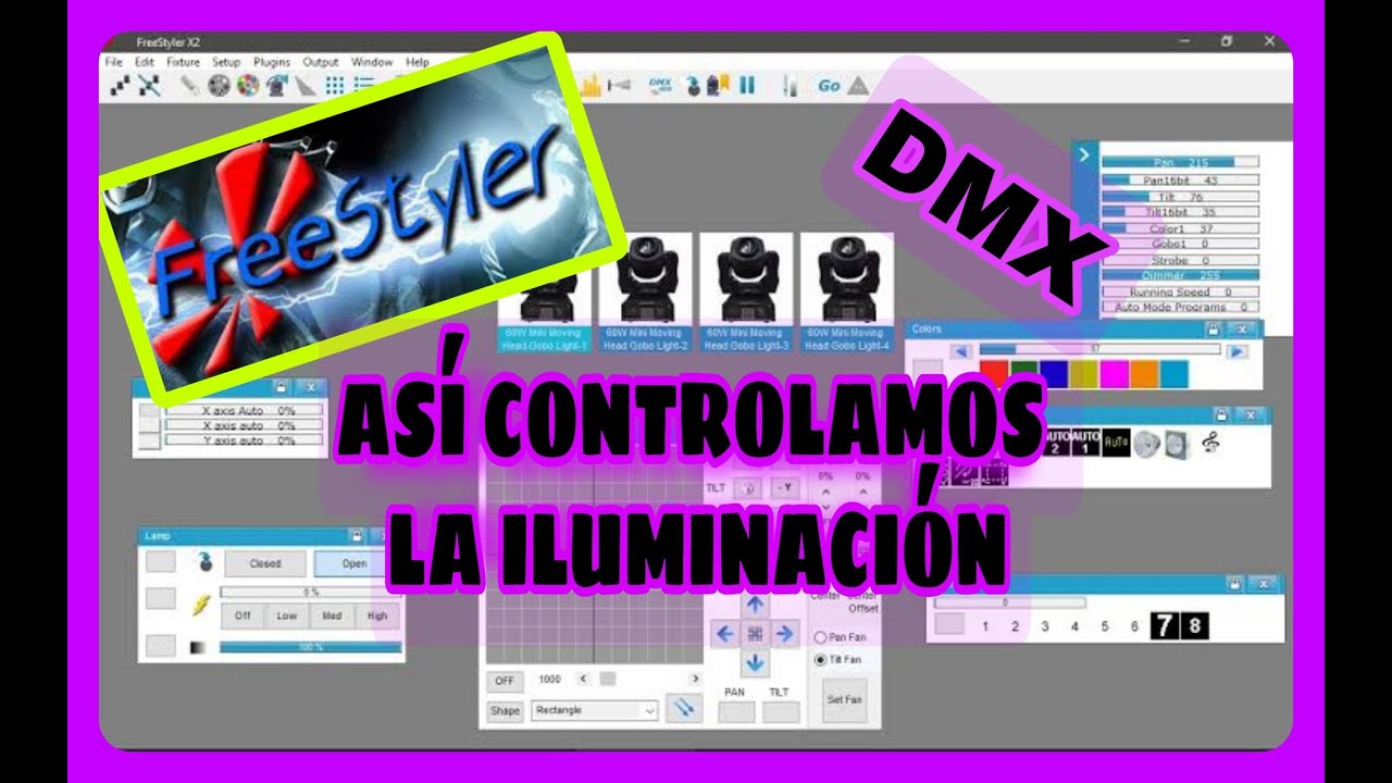 Tutorial | Freestyler Dmx | Agregar iluminación | Parte 1 #dmx #iluminacion