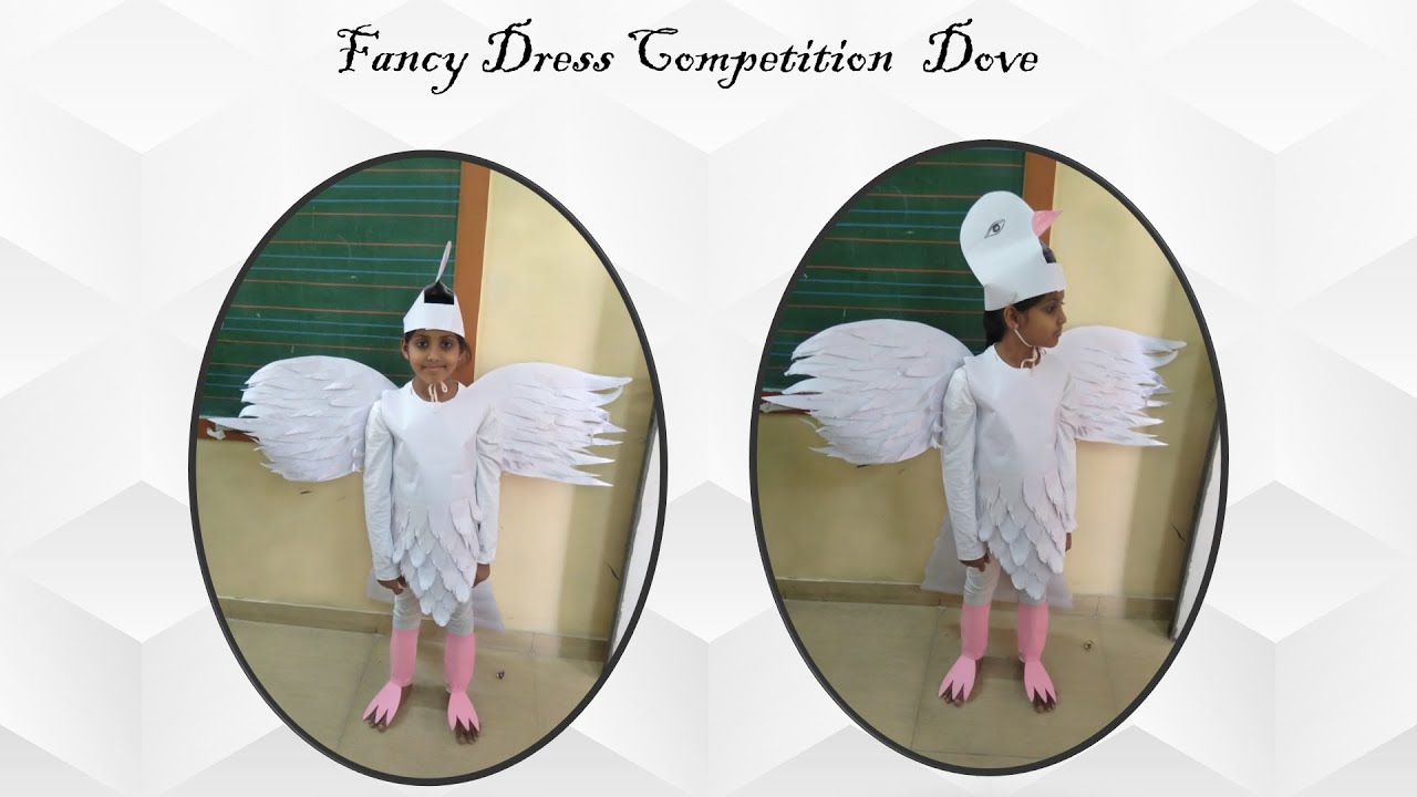 Fancy Dress Competition-Bird-Dove-DIY- Fancy dress Competition- topic-Moral Story