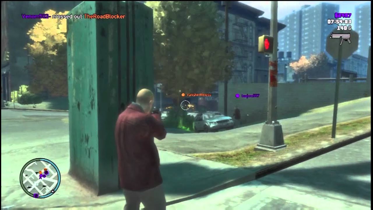 GTA IV Turf War: Playing Vanishin clan without a team.