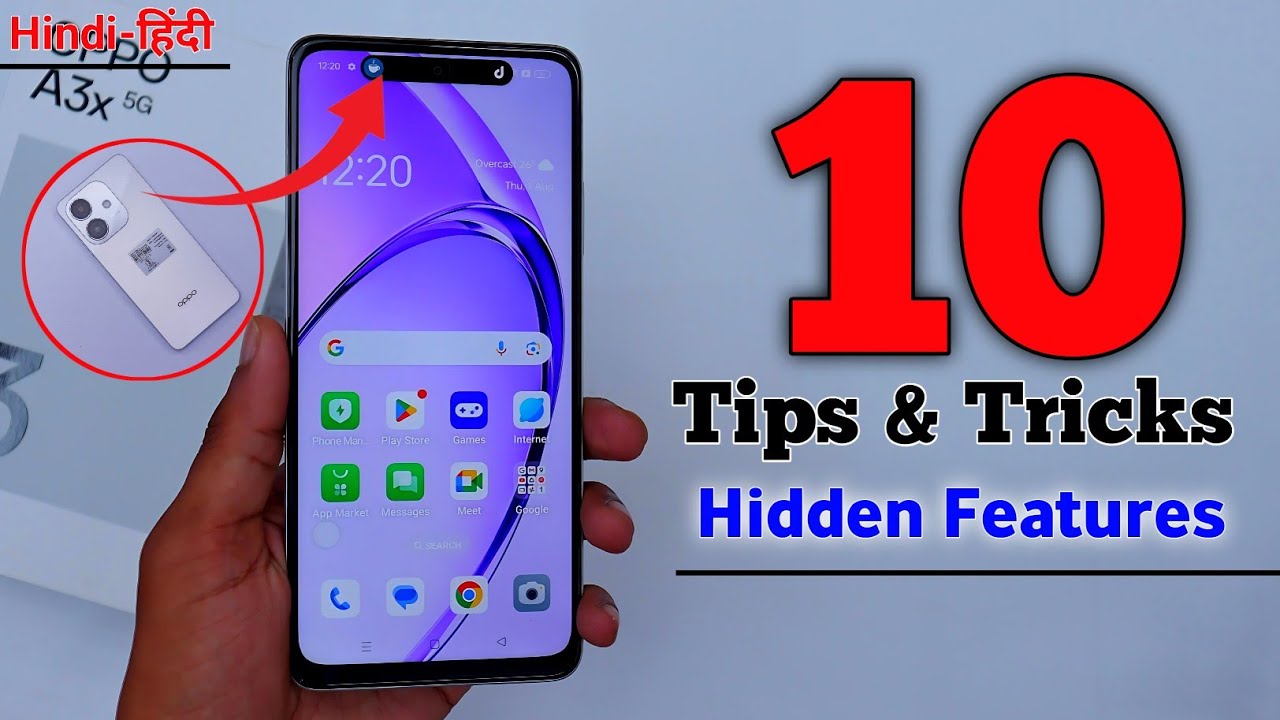 Oppo A3X 5G Tips And Tricks | Top 10 | Oppo A3x 5G Hidden Features