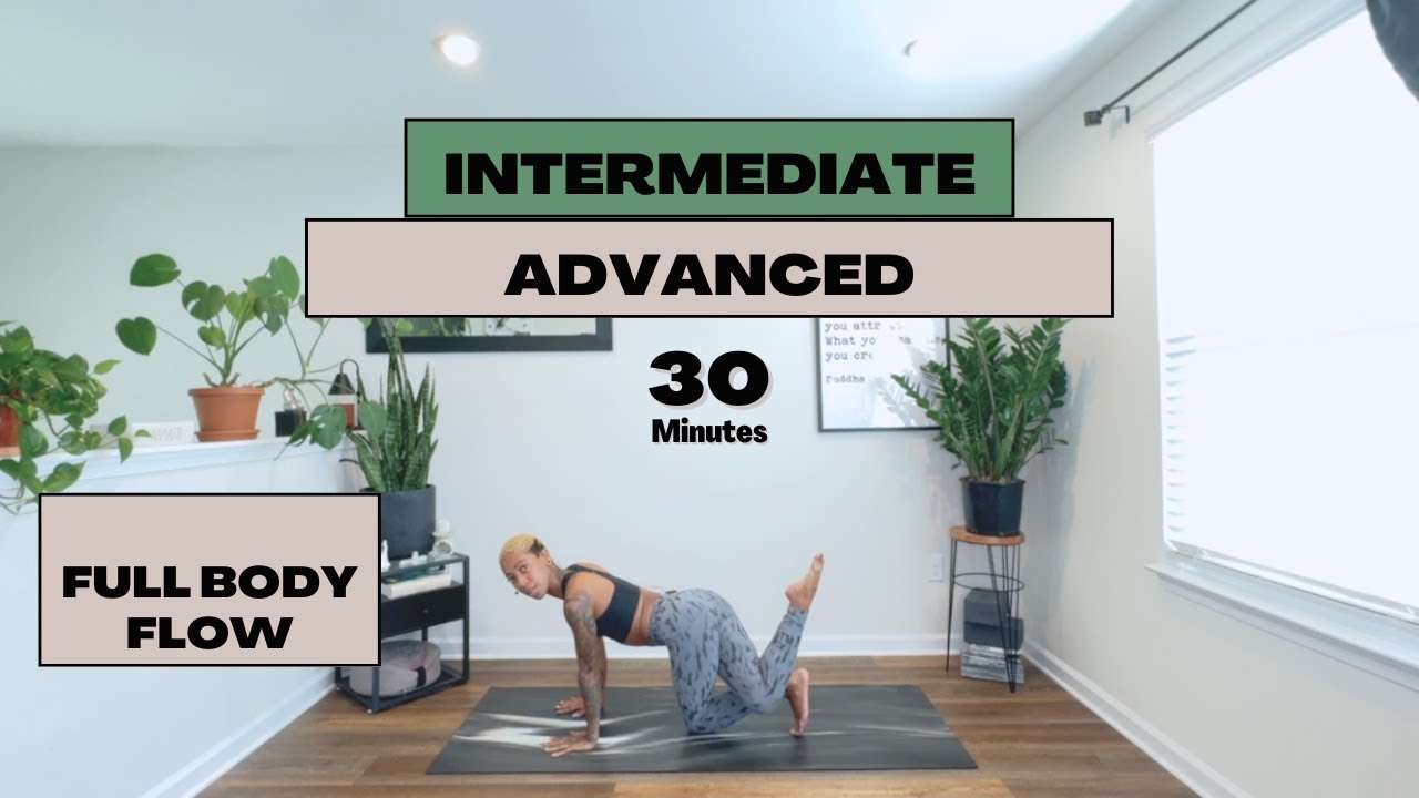30 - Minute Intermediate / Advanced Vinyasa Yoga Class | Full Body (Core)