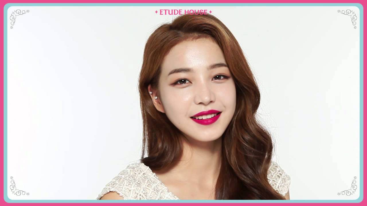 [ETUDE 스윗캐스터]얼짱 지윤미가 소개하는 로지틴트립스 버건디 메이크업!