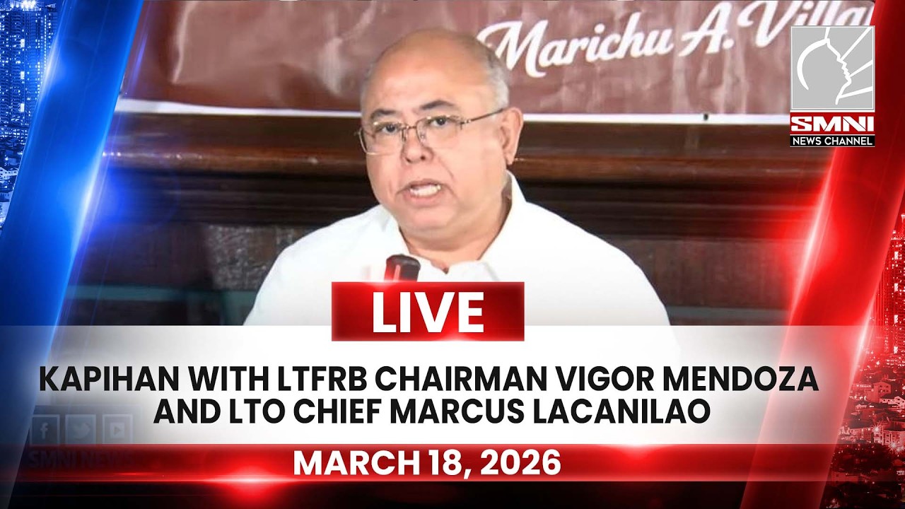 LIVE: Kapihan with LTFRB chairman Vigor Mendoza and LTO Chief Marcus Lacanilao | March 18, 2026