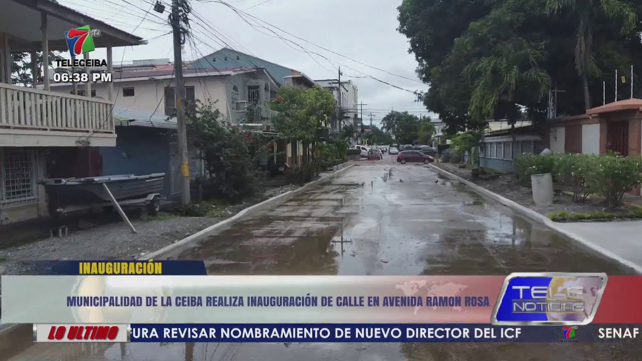 Municipalidad de La Ceiba realiza inauguración de calle en avenida Ramón Rosa