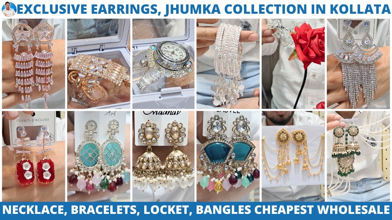 Latest Eid Collection of Earrings, Jhumka & Tops Cheapest Wholesaler in Kolkata | Future Bond