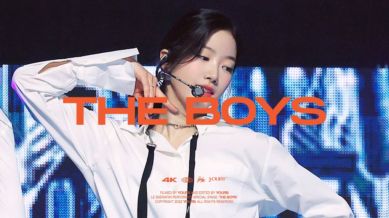 [4K] 221224 LE SSERAFIM KAZUHA THE BOYS 2022 SBS K-POP FESTIVAL fancam 르세라핌 카즈하 가요대전 더보이즈 직캠