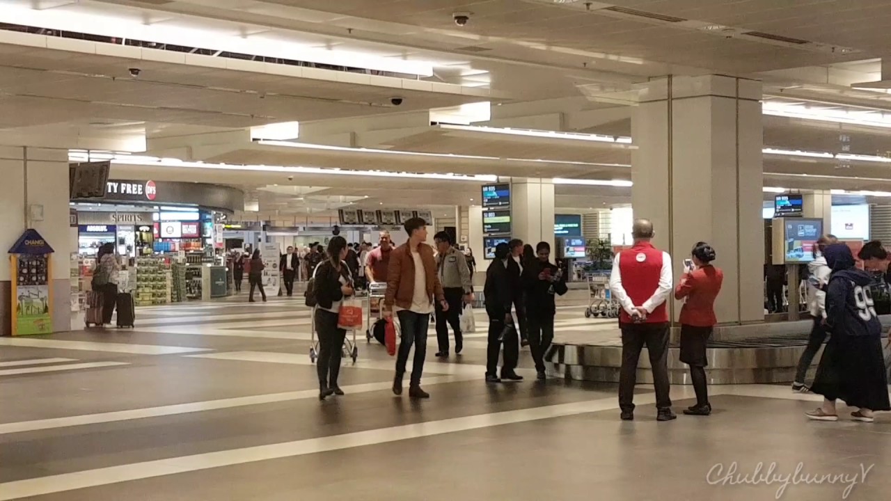 03/08/17 BTS & Park Bogum Arrival at Singapore Terminal 2