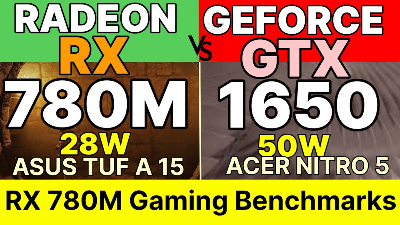 780M VS 680M VS GTX 1650 MOBILE R9 7940HS THE MOST Powerful Laptop APU Gaming benchmark