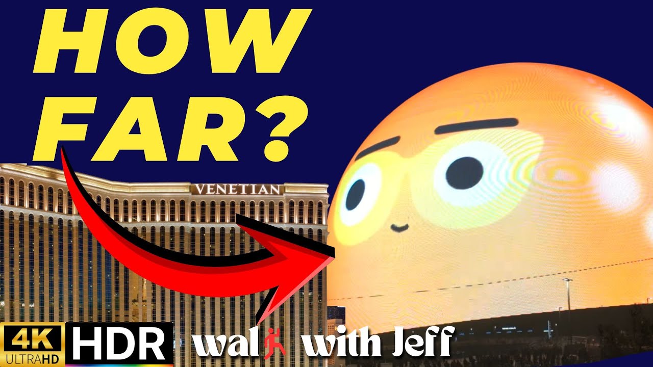 Step by Step Guide! How Do You Walk from the VENETIAN to SPHERE? Walk With Jeff