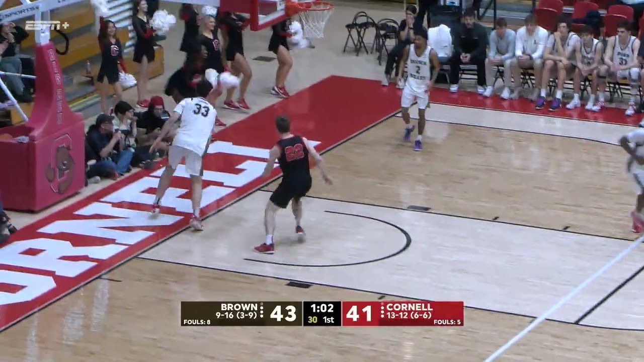Highlights: Cornell Men's Basketball vs Brown - 2/28/2026