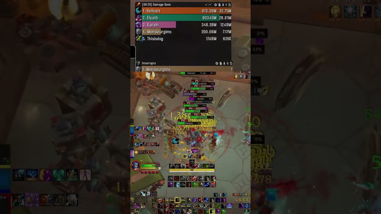 Pumping dmg with feral | #redoxxe_ em #Twitch #feral #pve #m+ #wow #tww #druid #mythic