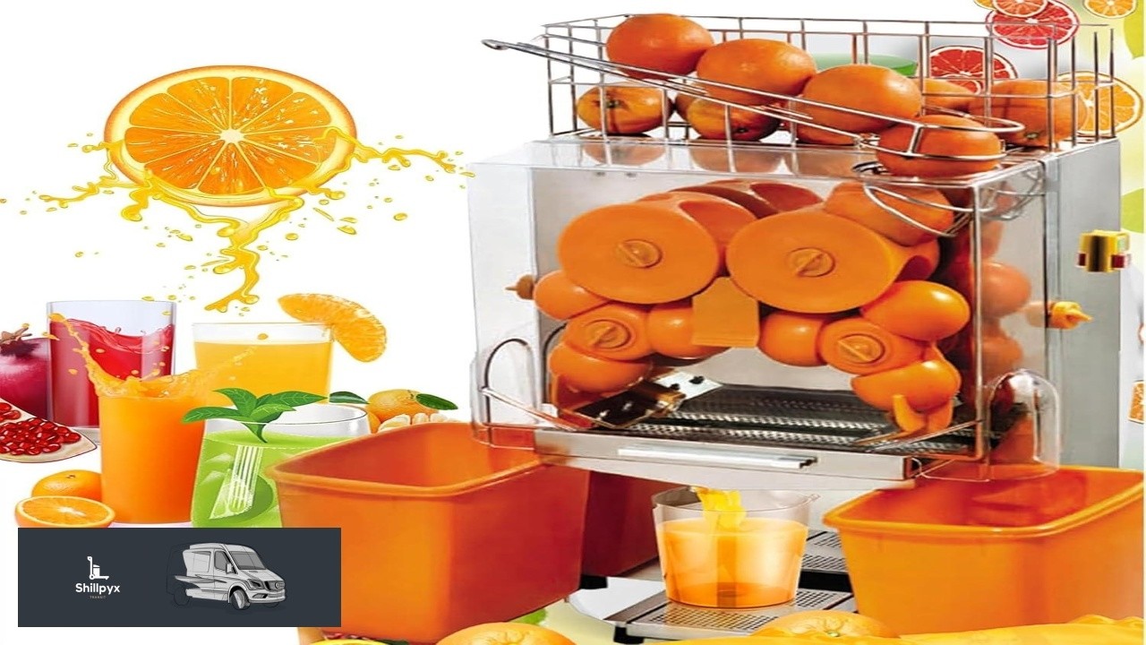 Heavt Duty Commercial Juicer Machine 120W Orange Squeezer 30 Oranges Min Disassembled