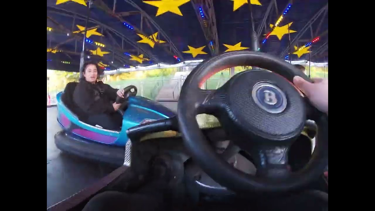 Dodgems at Galatic Carnival Edinburgh