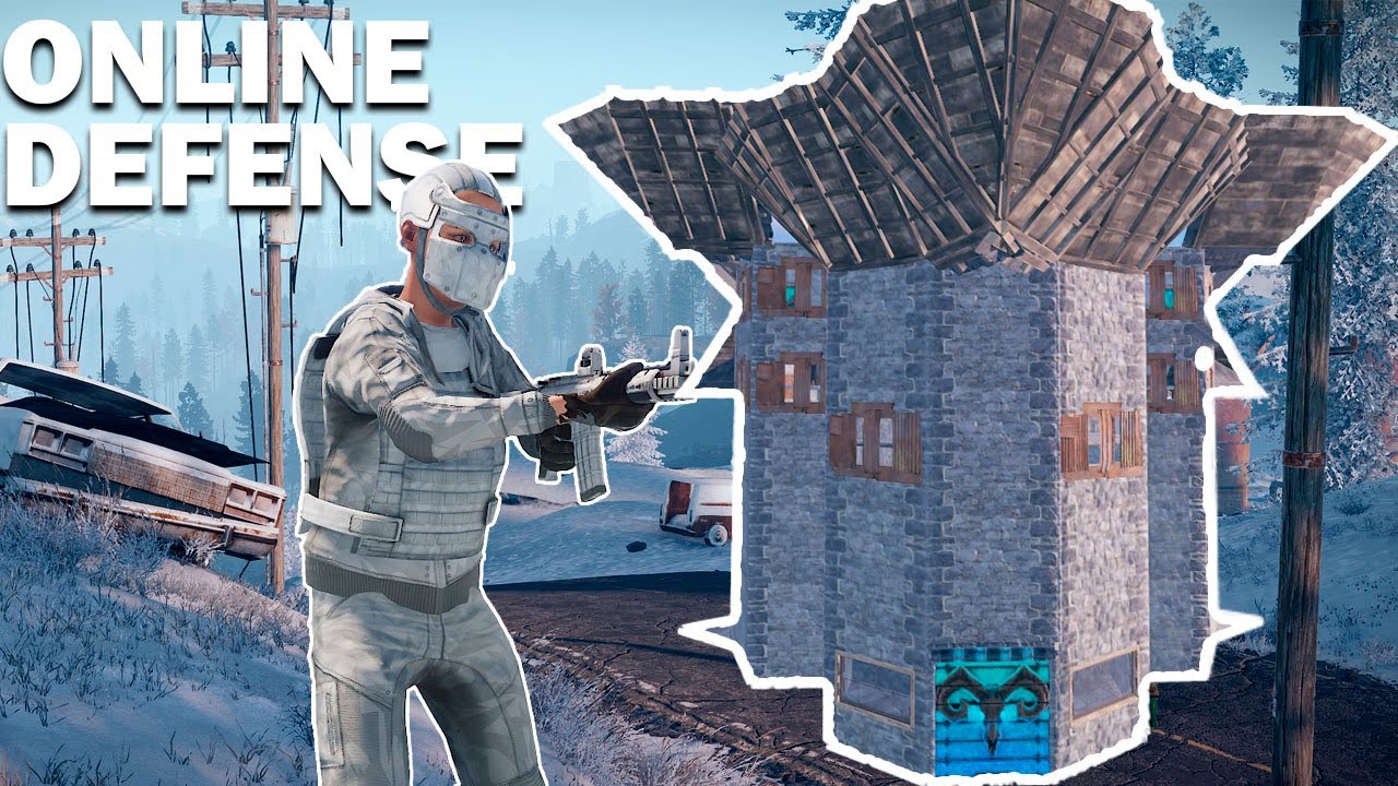 Rust | The best base design small group | Online Raid Defense