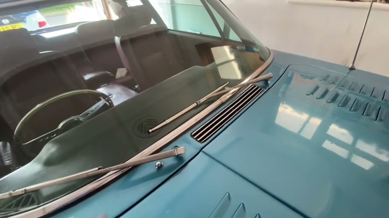 Jensen Interceptor 1974. Misc. Work 3. Wiper Arms; Brake Test Switch; Bulkhead Heater Hose