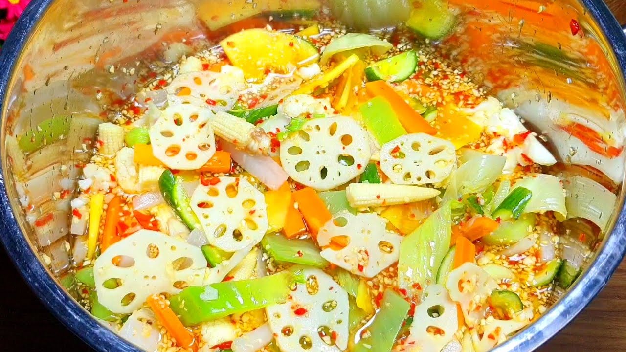 DƯA MÓN - Cách làm Dưa Món Chua Ngọt Thập Cẩm giòn ngon không cần phơi nắng - món ngon ngày tết
