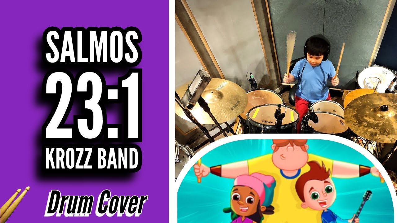 Salmos 23:1 | Krozz Band - Jotta.E #drumcover
