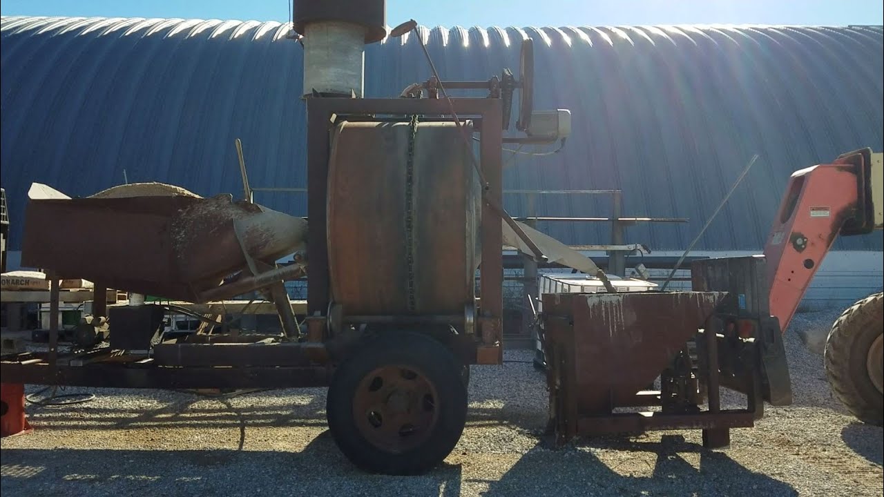 Grandpa's homemade 1/2 yard cement mixer