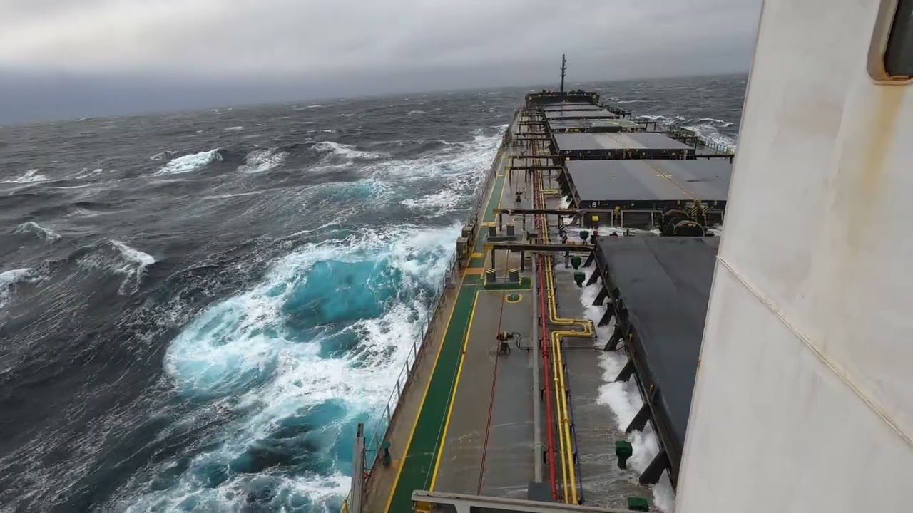 Real Ship in Storm in 2026 | Nature | No One Can Win From Nature
