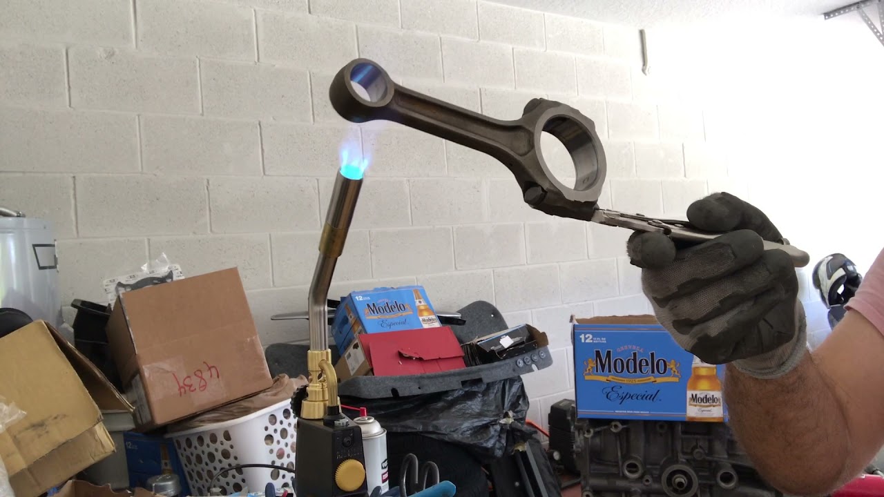 Honda B20 press fit piston pins installation