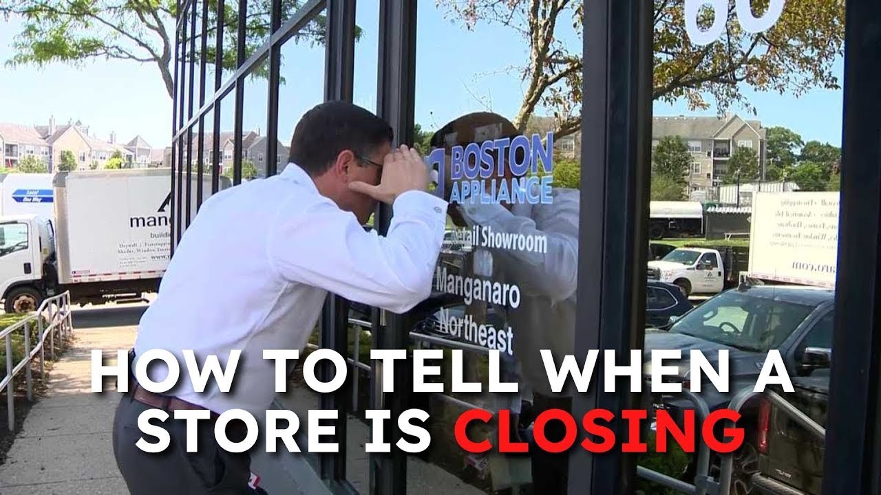 How To Tell When an Appliance Store is Going Out of Business