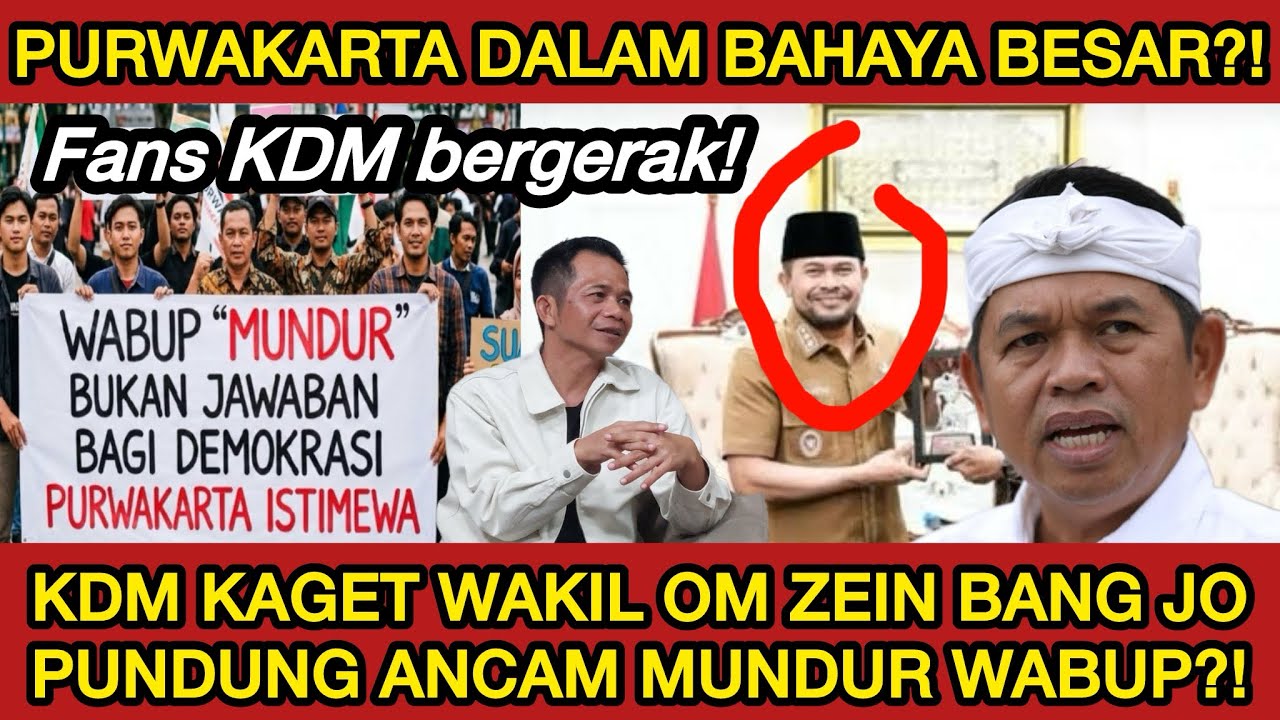 KDM GERAM⁉️WABUP PURWAKARTA MUNDUR BUAT OM ZEIN KAGET⁉️FANS BERAT KDM LANGSUNG BERI SEMANGAT‼️