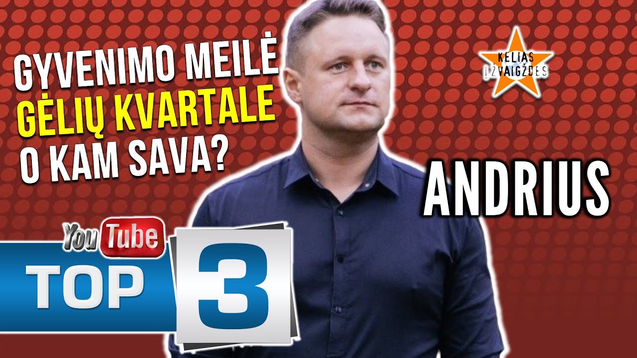 Andrius Rimiškis TOP-3: Gyvenimo Meilė • Gėlių Kvartale • O Kam Sava?
