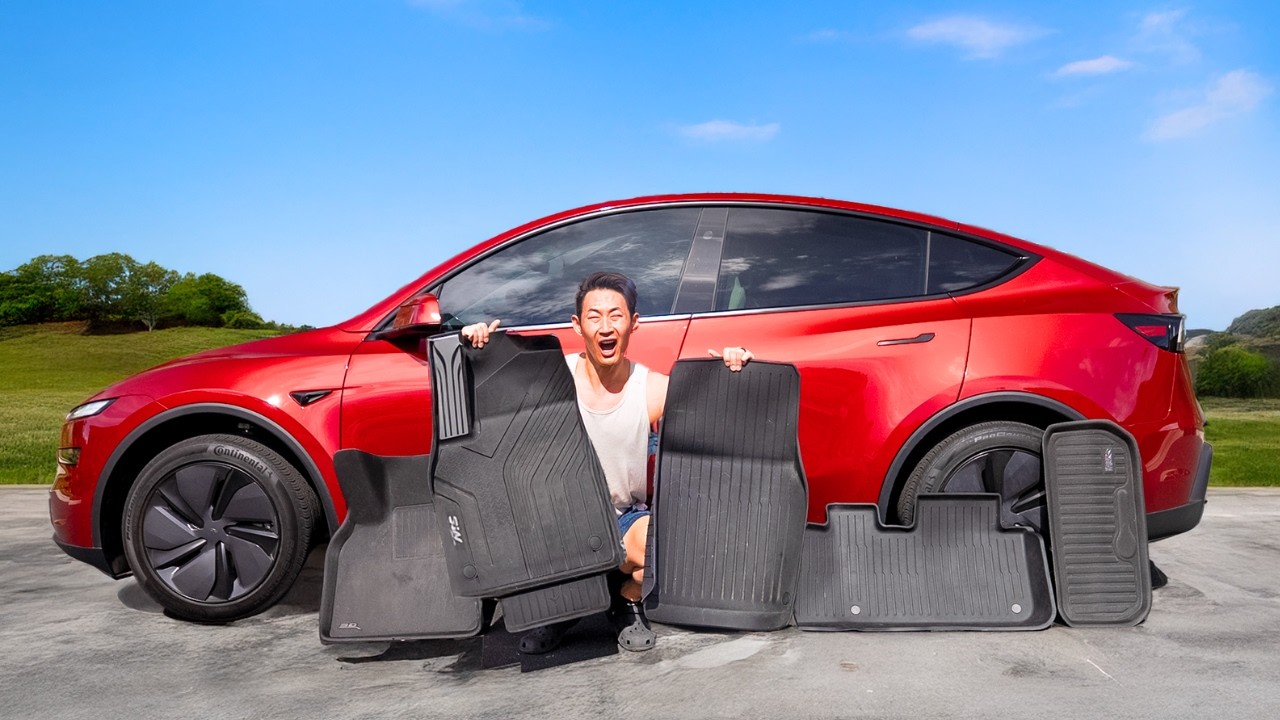 Я протестировал 5 самых популярных ковриков для пола Tesla... и это меня удивило.