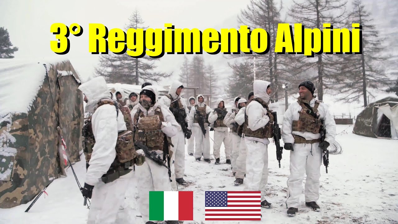 Italian Alpini Train US Paratroopers In Extreme Winter Warfare
