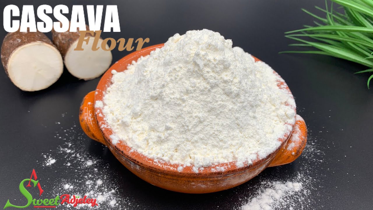 HOW TO MAKE CASSAVA FLOUR AT HOME WITH JUST ONE INGREDIENT  2 EASY WAYS | YUCA FLOUR