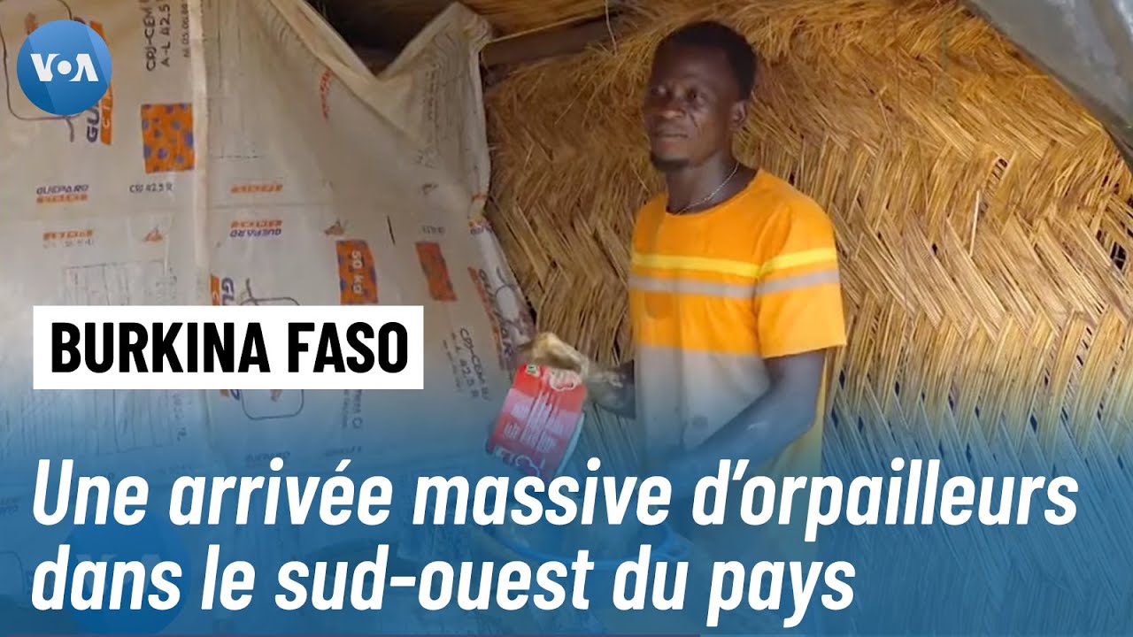 Burkina Faso : l'orpaillage, une planche de salut pour les populations du Sud-Ouest
