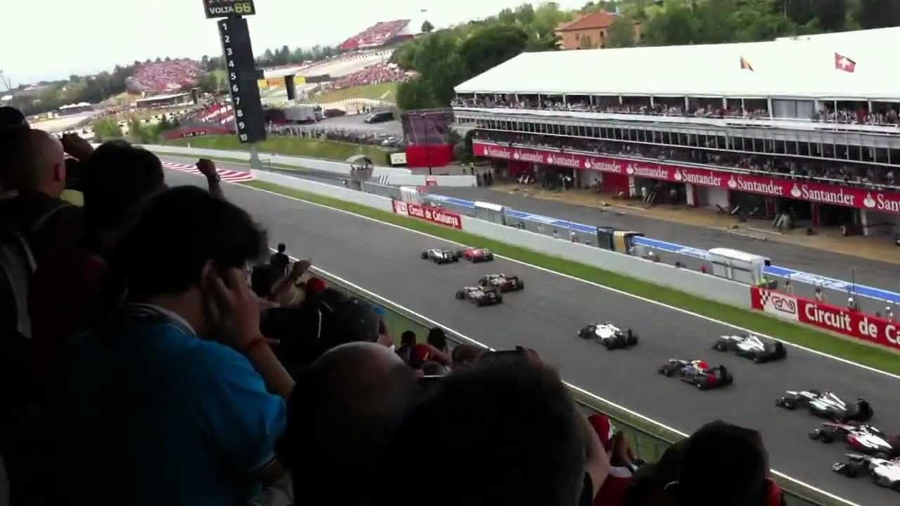 Salida F1 Montmelo 2012