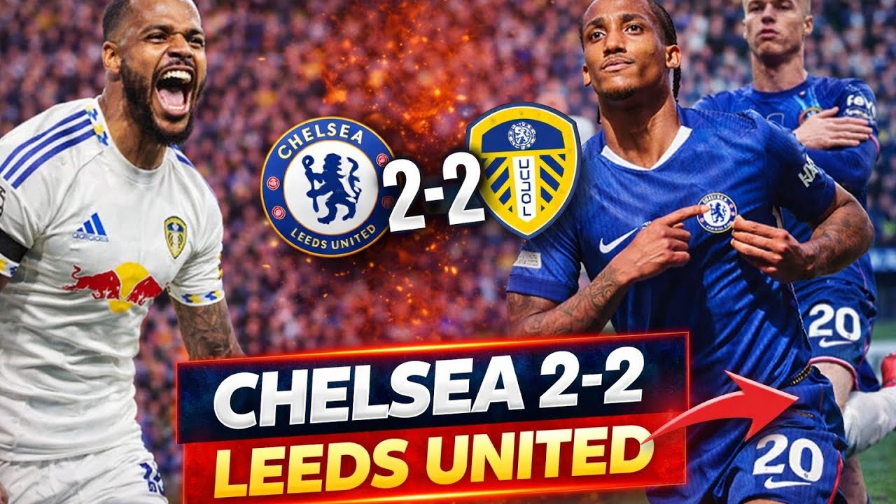 CHELSEA 2:2 LEEDS UNITED | AT STAMFORD BRIDGE 😭