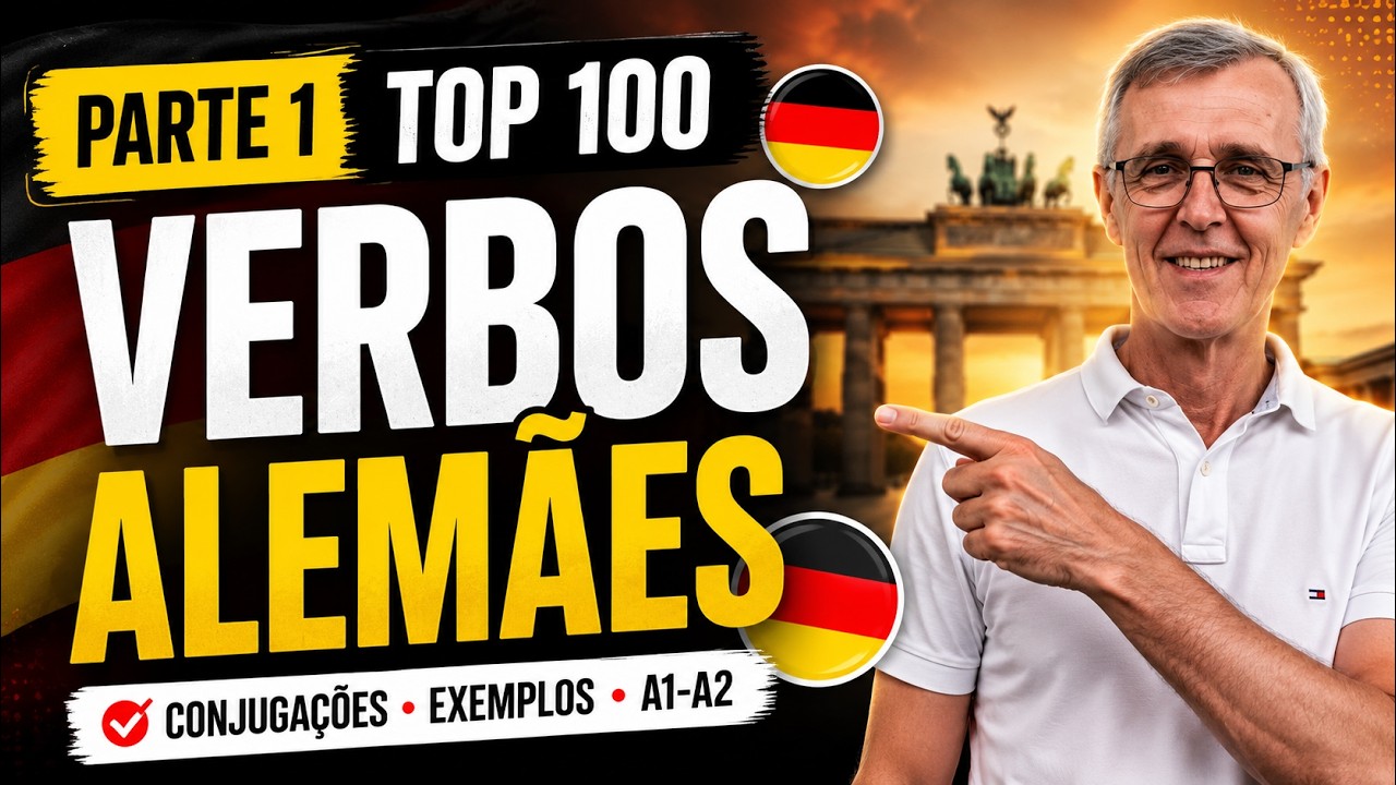 100 Verbos MAIS USADOS no Alemão | Parte 1 | Verbos 1-25