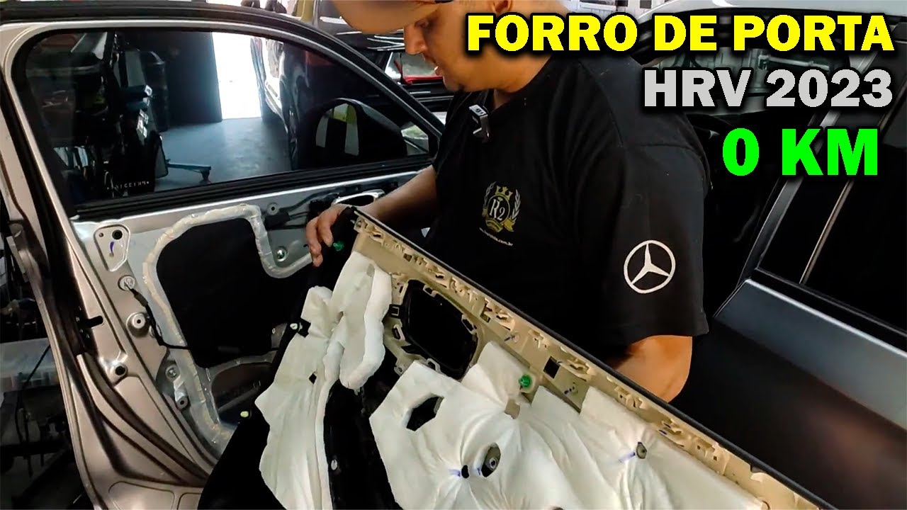 TIRANDO FORRO DE PORTA DE CARRO ZERO KM (HRV 2023)