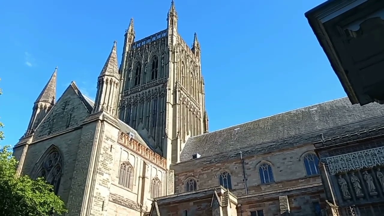 Clock Chimes at Worcester Cathedral, Worcestershire
