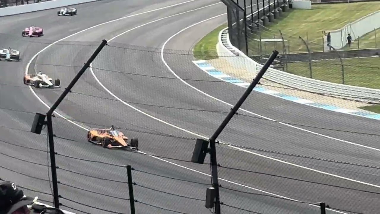 Kyle Kirkwood and Felix Rosenqvist Crash at 2023 Indy 500