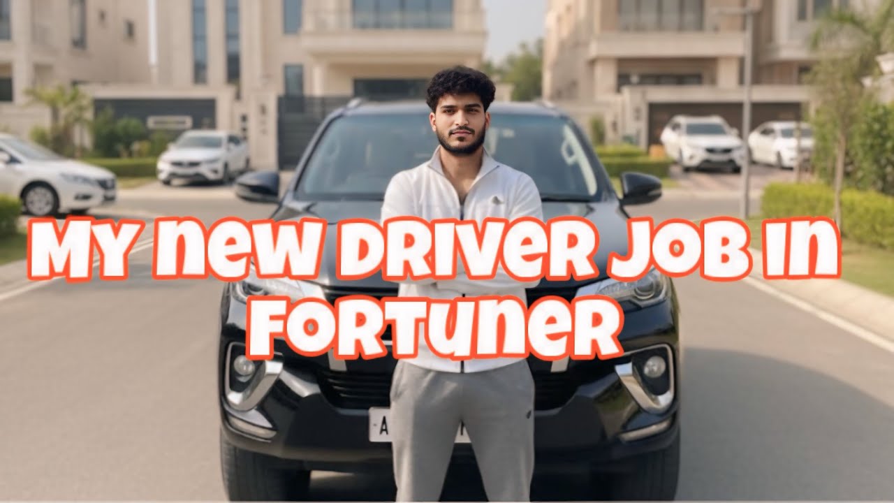 My New Driver Job in Fortuner | Gadi Chala Ke Maja aa gaya 