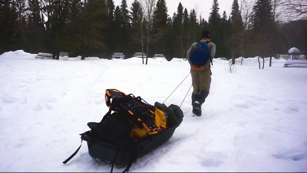5-6 - Snow Camping, Weathered the Ice Rain, Packed up and Hiked with new Friends, 2018