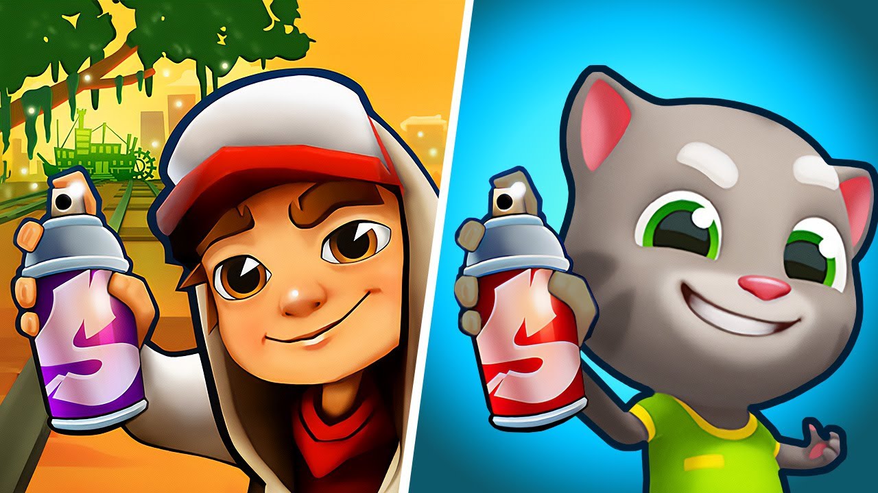 Talking Tom Gold Run | Subway Surfers - All Level Gameplay Android,iOS - BIG NEW APK UPDATE