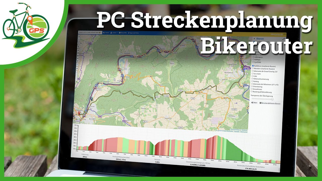 Bikerouter 🚴 BRouter Web 💻 Bessere Streckenplanung als komoot? 💻 Routenplanung am Computer