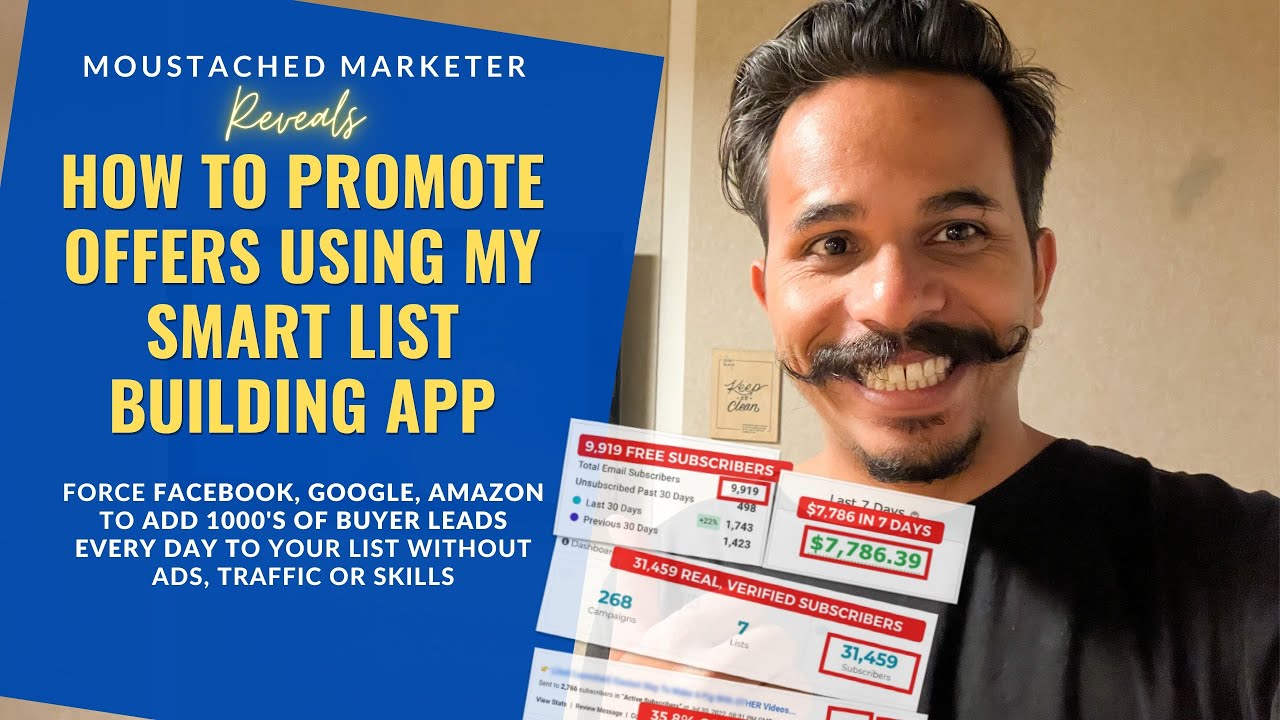 How To Build A List & Make Money Online Using My Smart List Building Software/App